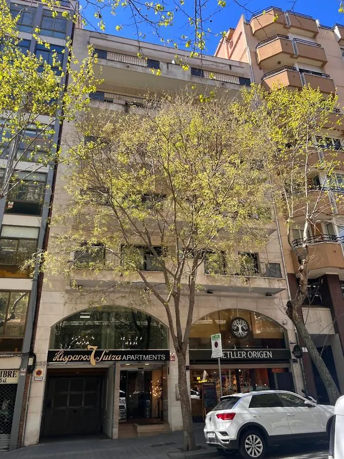 Apartaments-Hotel Hispanos 7 Suiza Barcelona Aparthotel